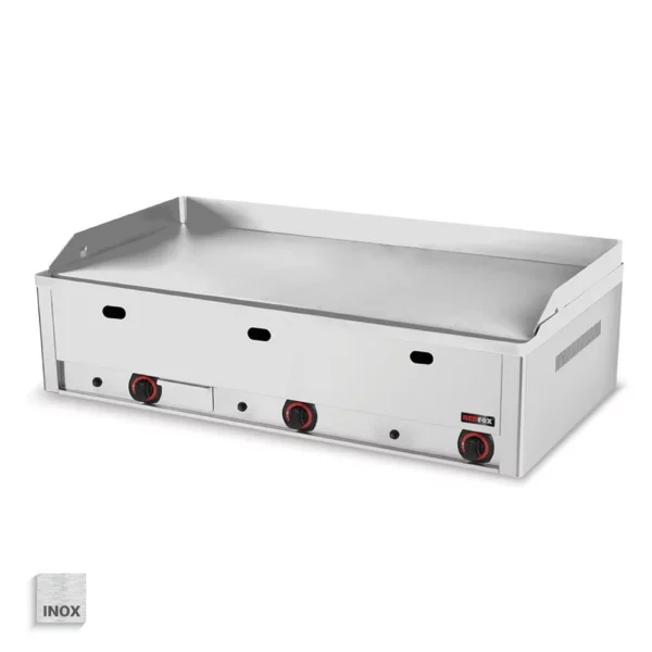 Πλατώ αερίου τριπλό λείο χρωμίου FTHC 90G