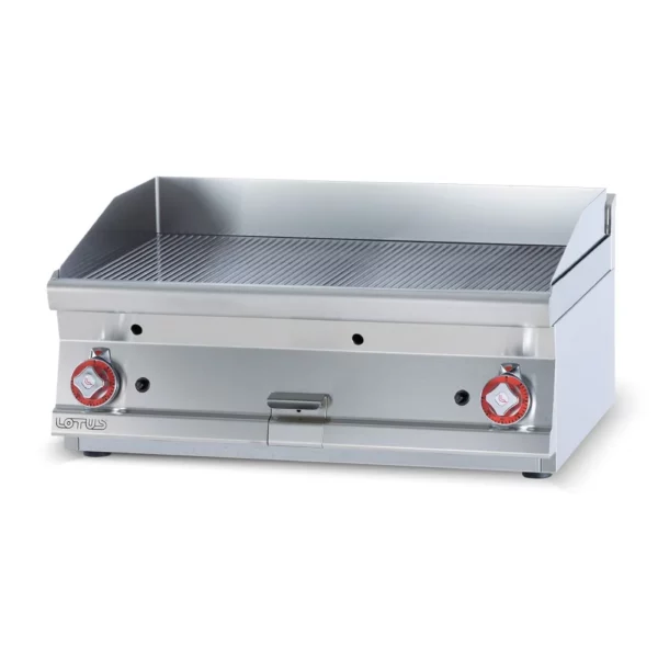 Πλατώ αερίου διπλό ραβδωτό Superchrom FTRT-78GS