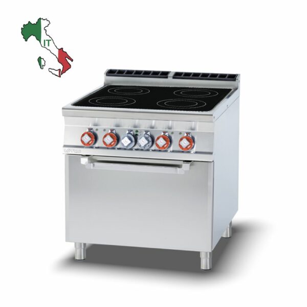 Κουζίνα ηλεκτρική 4 κεραμικών εστιών CFC4-98ET
