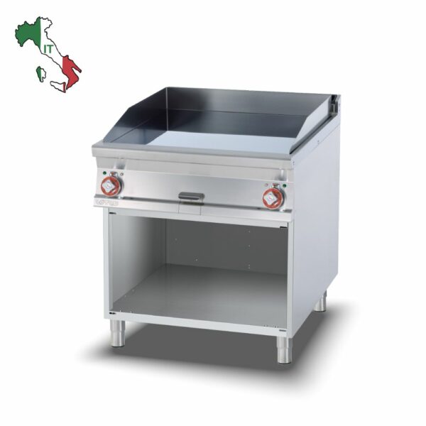 Πλατώ επιδαπέδιο ηλεκτρικό διπλό λείο χρωμίου FTL-98ETS