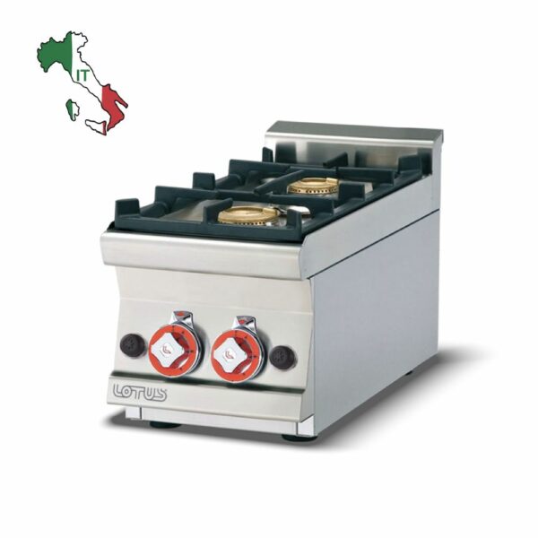 Εστία αερίου διπλή PCT-63G