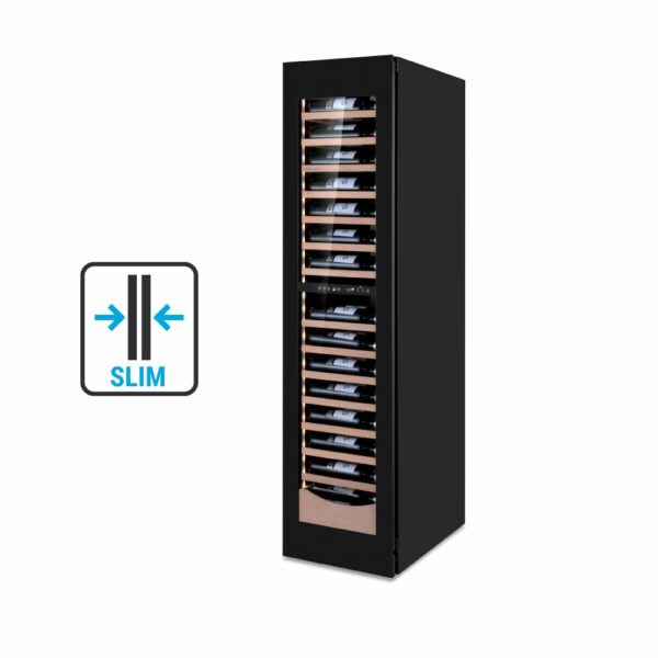 Βιτρίνα κρασιών 2 θερμοκρασιών SLIM WINE SW 105 2TB